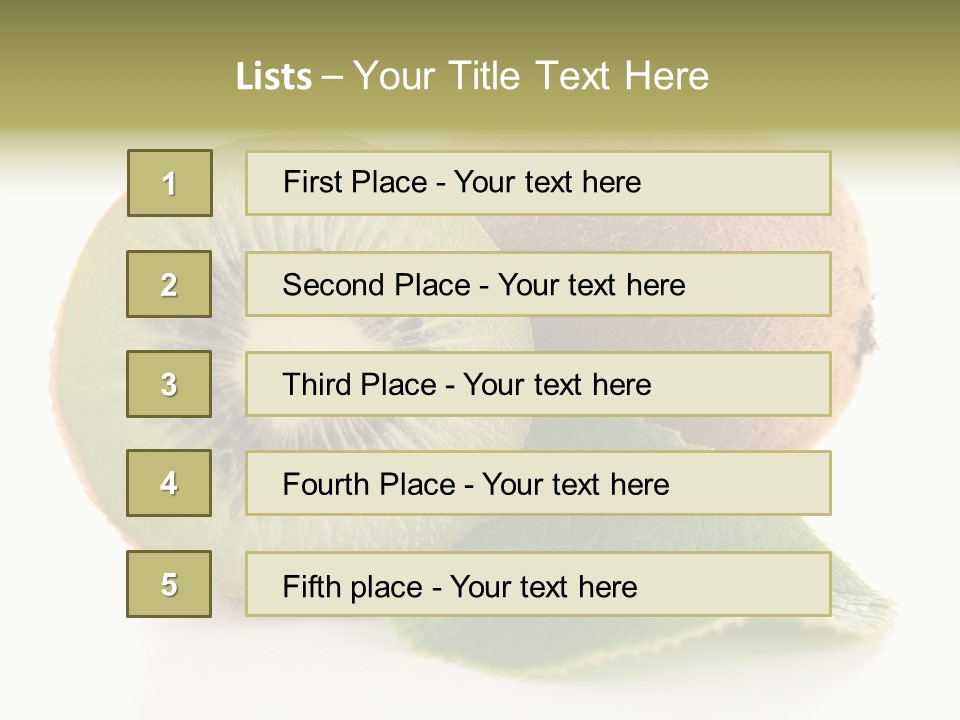 Juicy Half Exotic PowerPoint Template