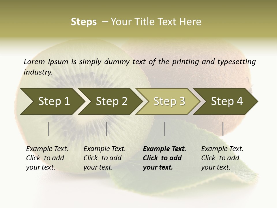Juicy Half Exotic PowerPoint Template