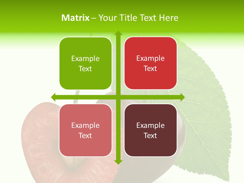 White Isolated Organic PowerPoint Template