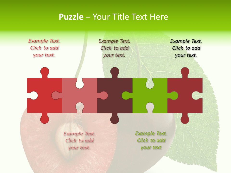 White Isolated Organic PowerPoint Template