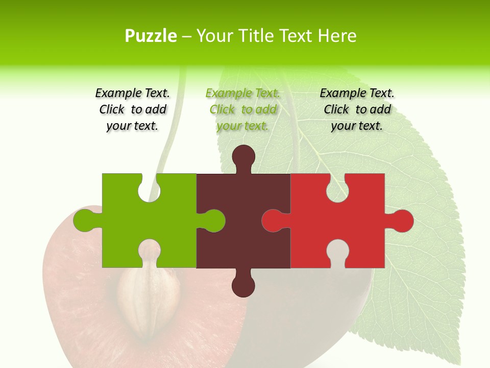 White Isolated Organic PowerPoint Template