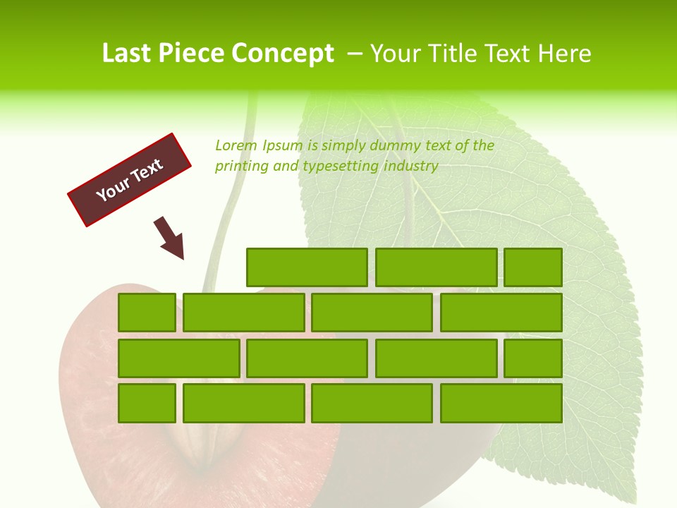 White Isolated Organic PowerPoint Template
