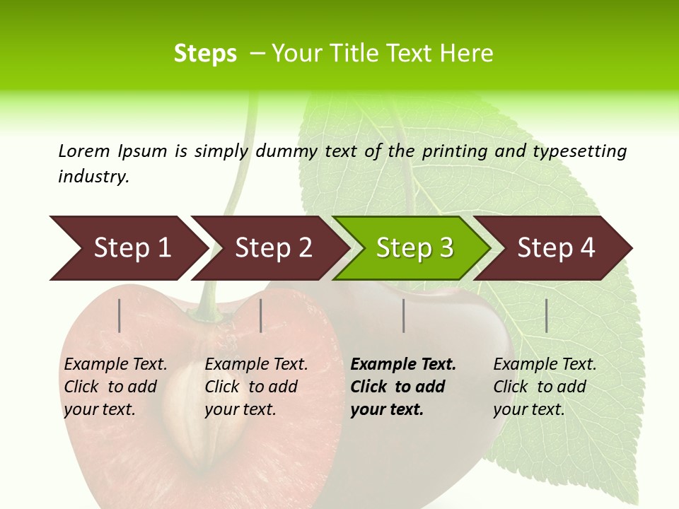 White Isolated Organic PowerPoint Template