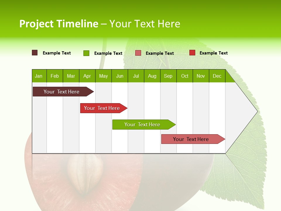 White Isolated Organic PowerPoint Template