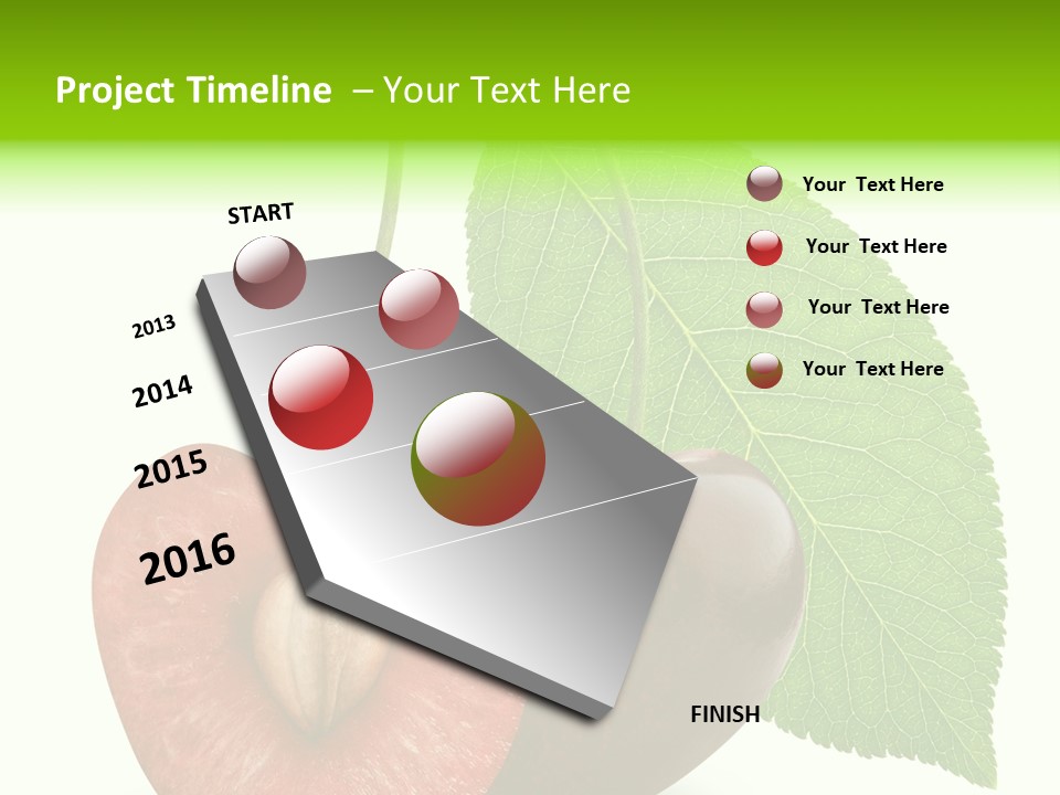 White Isolated Organic PowerPoint Template