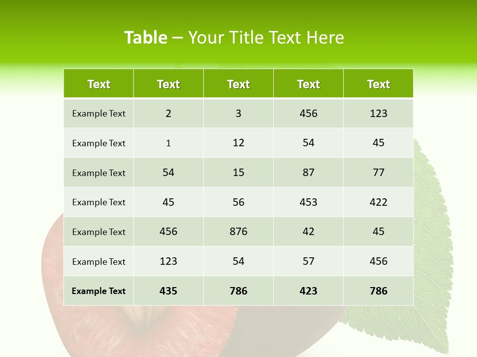 White Isolated Organic PowerPoint Template