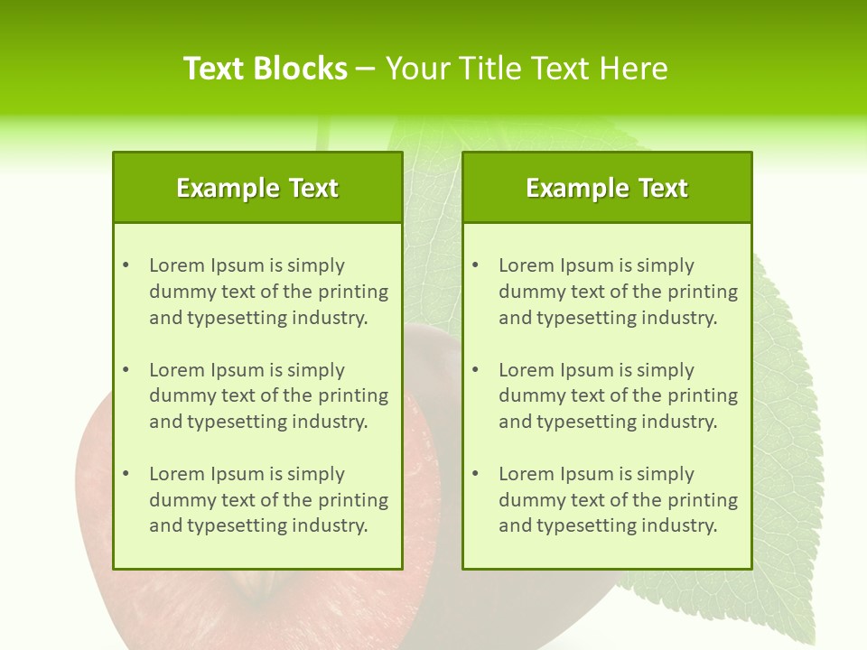 White Isolated Organic PowerPoint Template