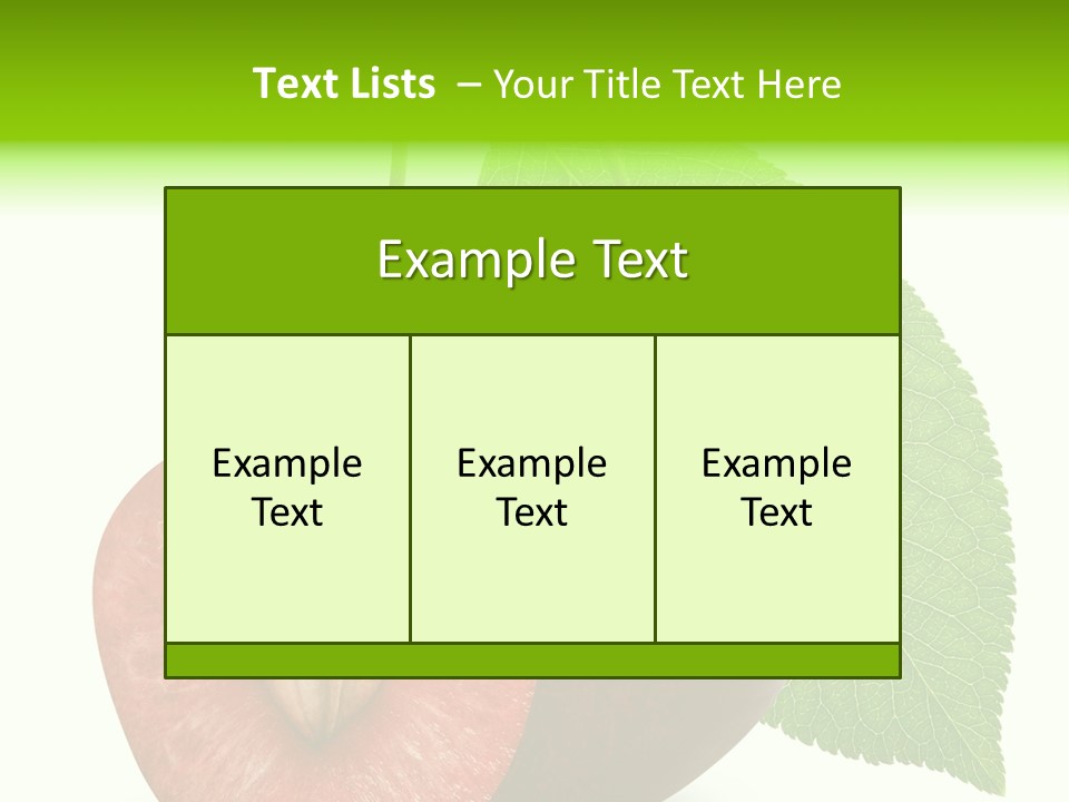 White Isolated Organic PowerPoint Template