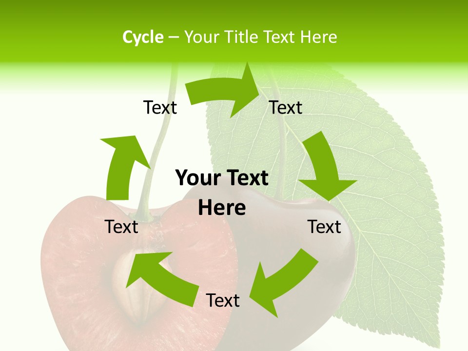 White Isolated Organic PowerPoint Template