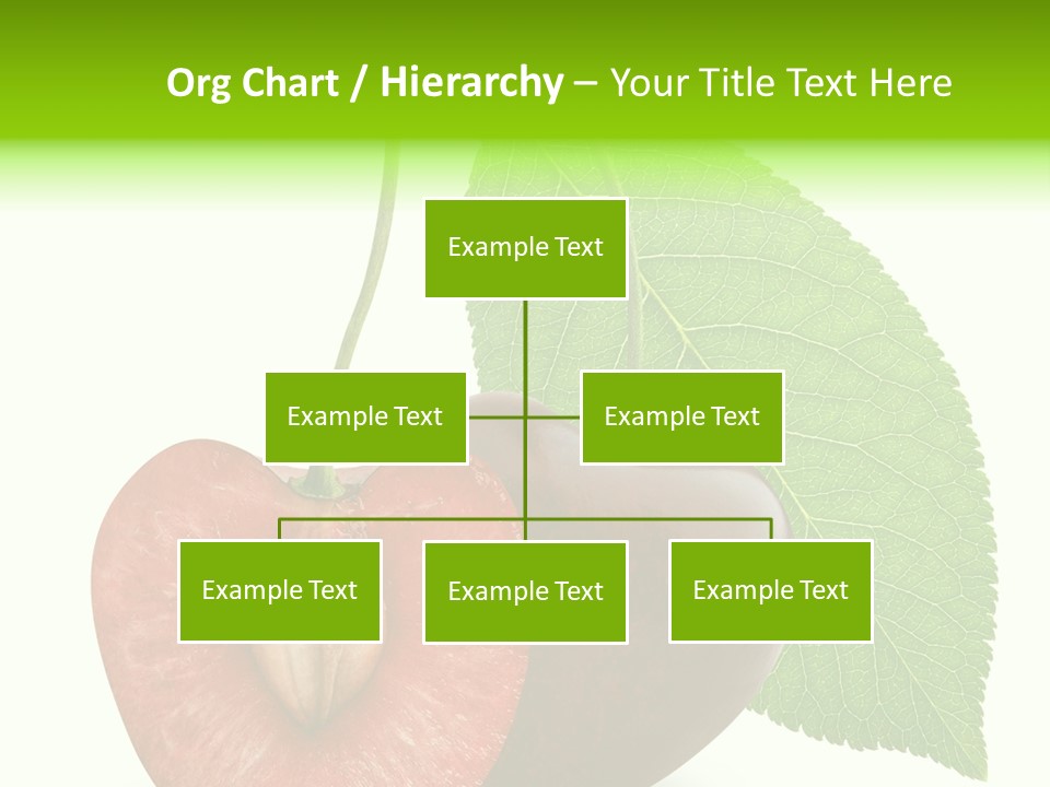 White Isolated Organic PowerPoint Template
