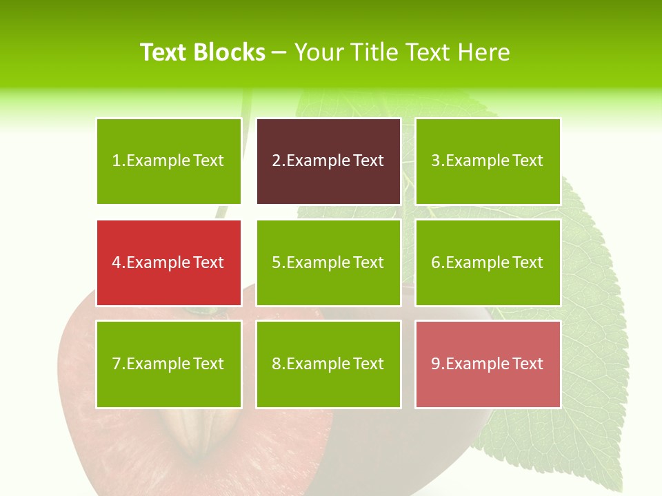 White Isolated Organic PowerPoint Template