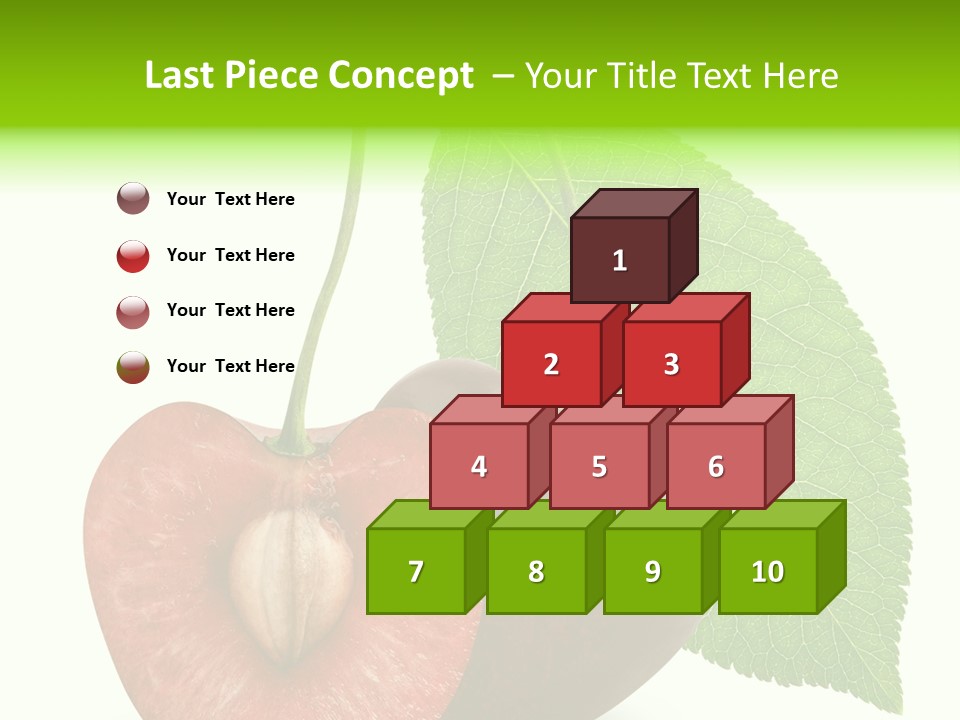 White Isolated Organic PowerPoint Template