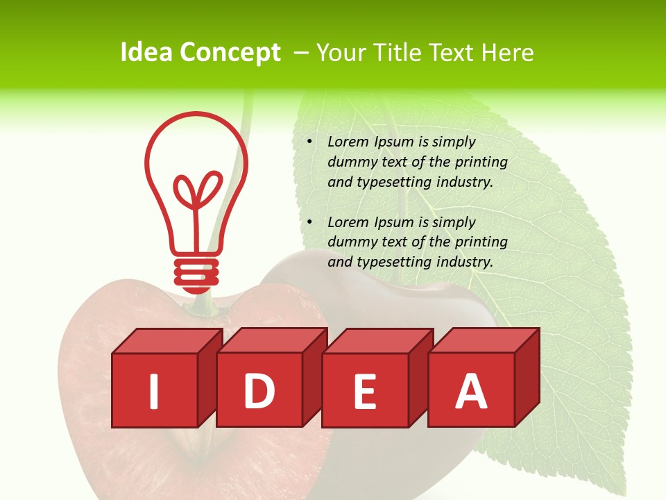 White Isolated Organic PowerPoint Template