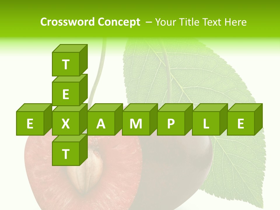 White Isolated Organic PowerPoint Template