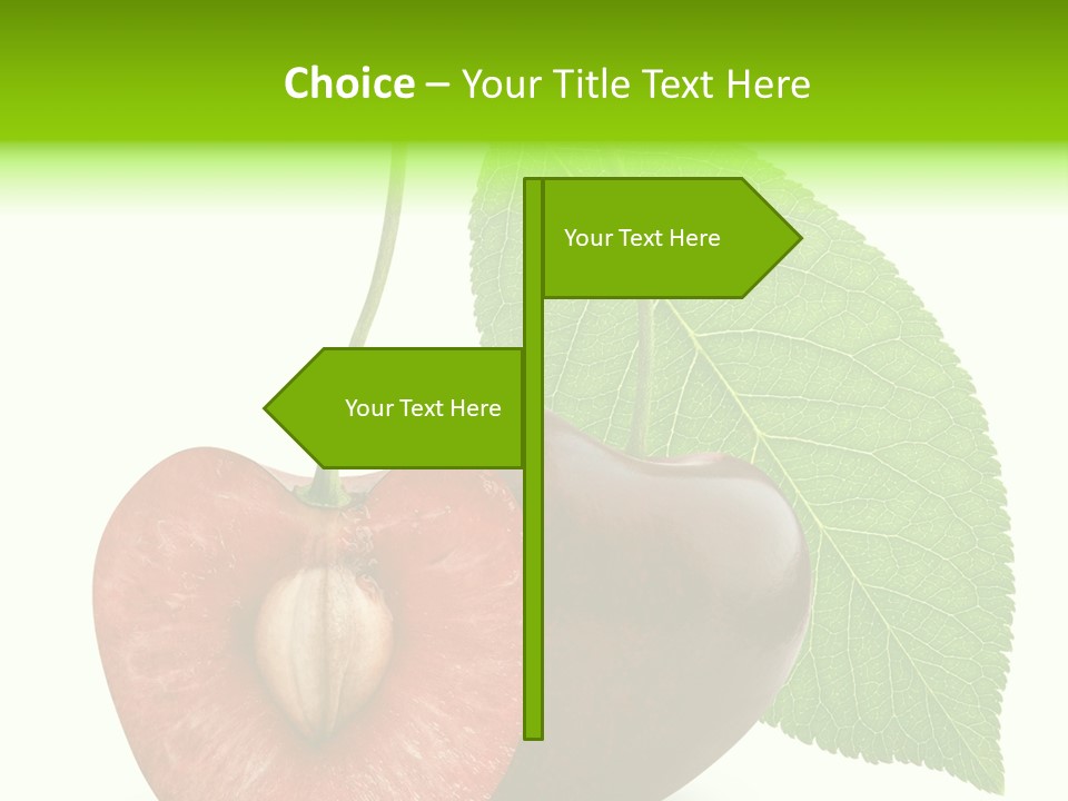 White Isolated Organic PowerPoint Template