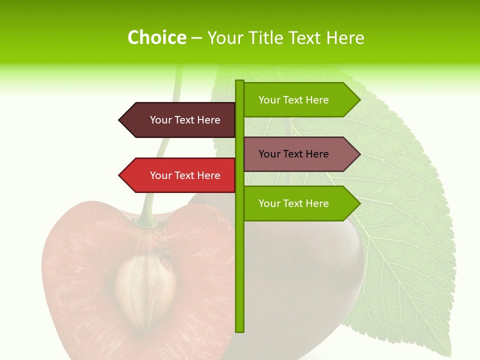 White Isolated Organic PowerPoint Template