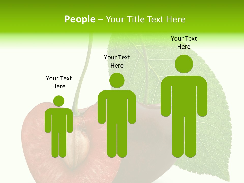 White Isolated Organic PowerPoint Template