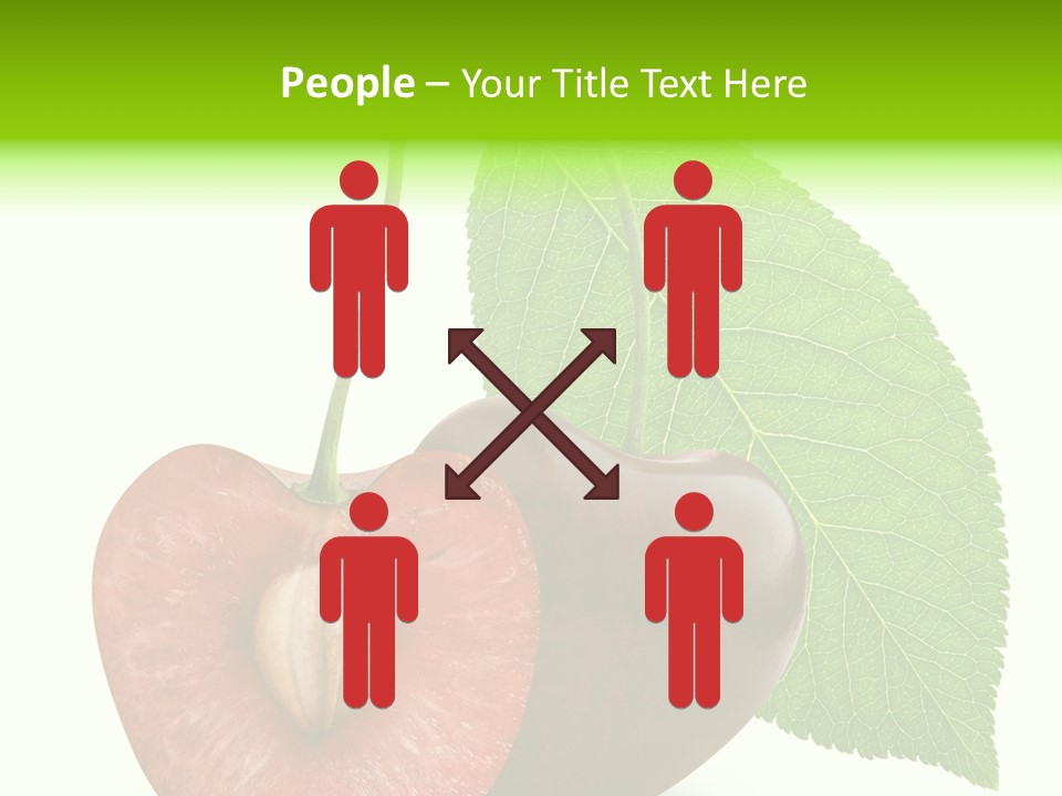 White Isolated Organic PowerPoint Template