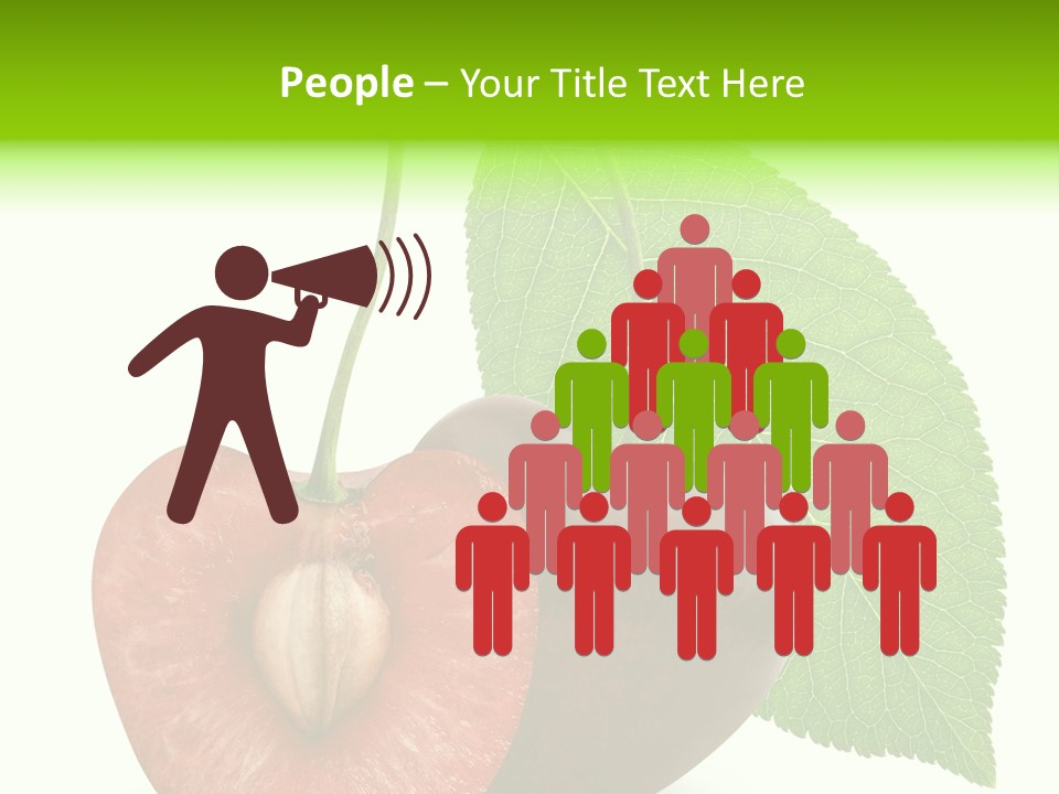 White Isolated Organic PowerPoint Template