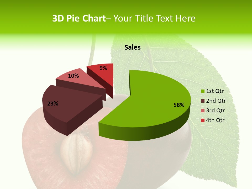 White Isolated Organic PowerPoint Template