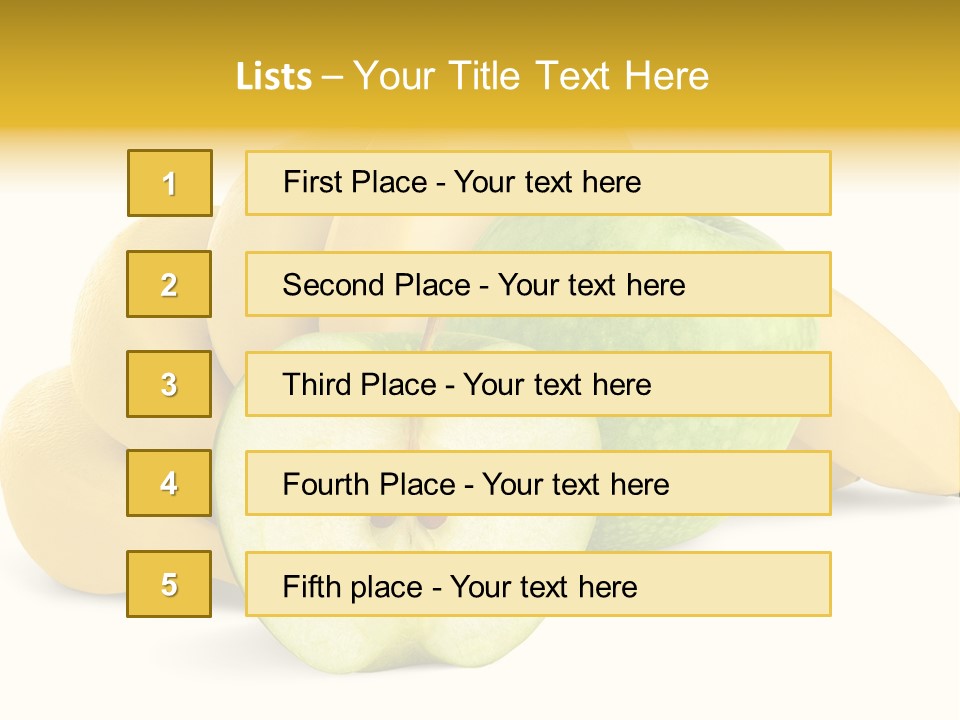Sweet Nutritious Smith PowerPoint Template