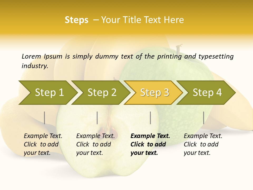 Sweet Nutritious Smith PowerPoint Template