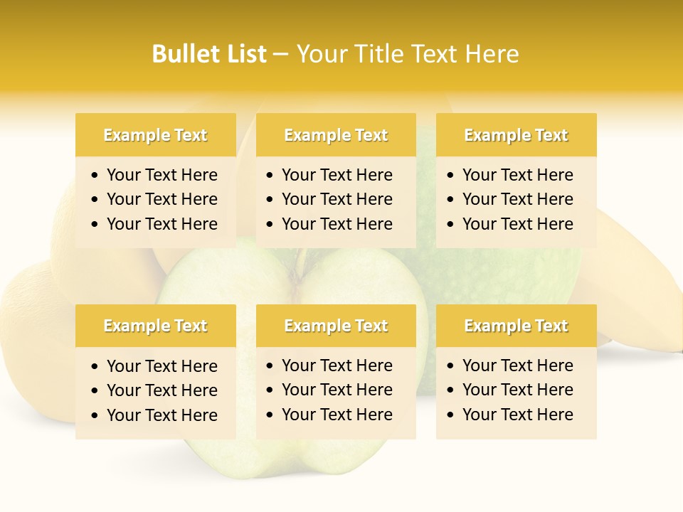 Sweet Nutritious Smith PowerPoint Template
