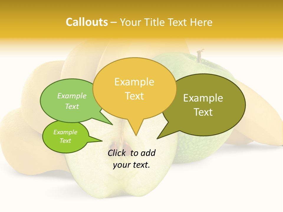 Sweet Nutritious Smith PowerPoint Template