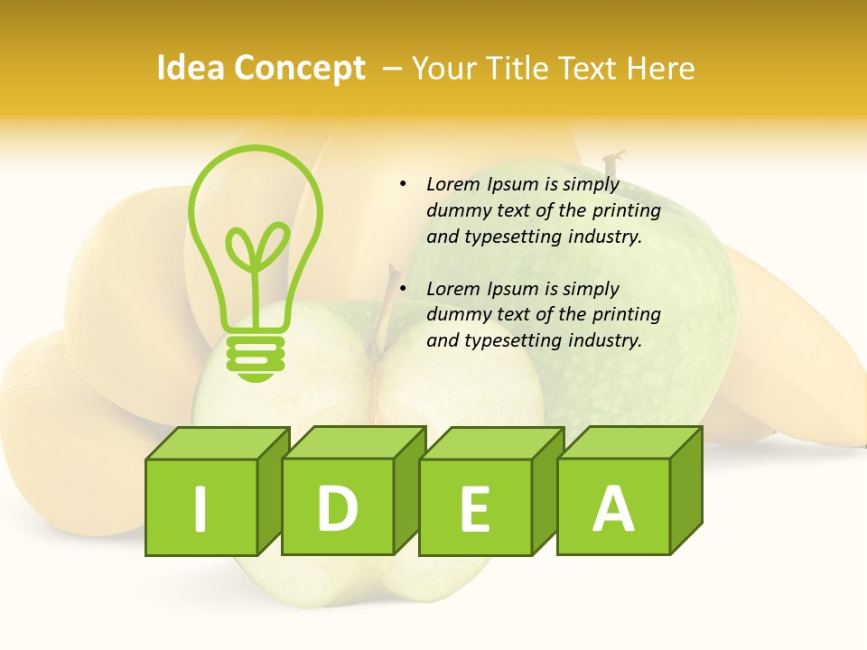 Sweet Nutritious Smith PowerPoint Template