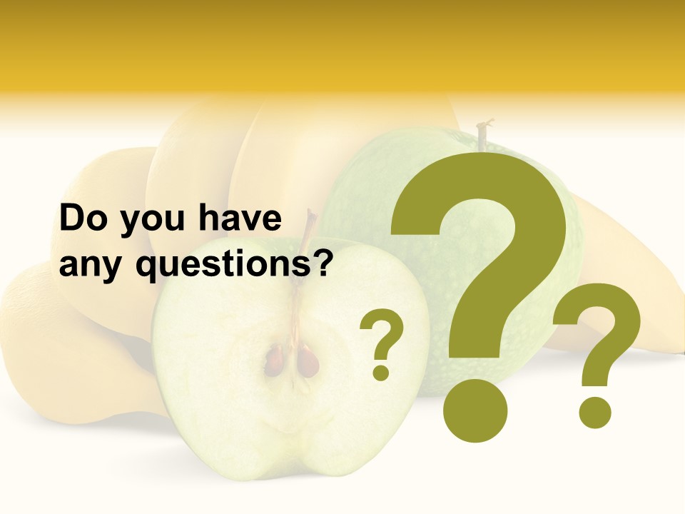 Sweet Nutritious Smith PowerPoint Template