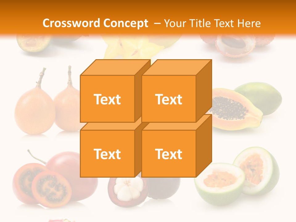 Carambola Sweet Orange PowerPoint Template