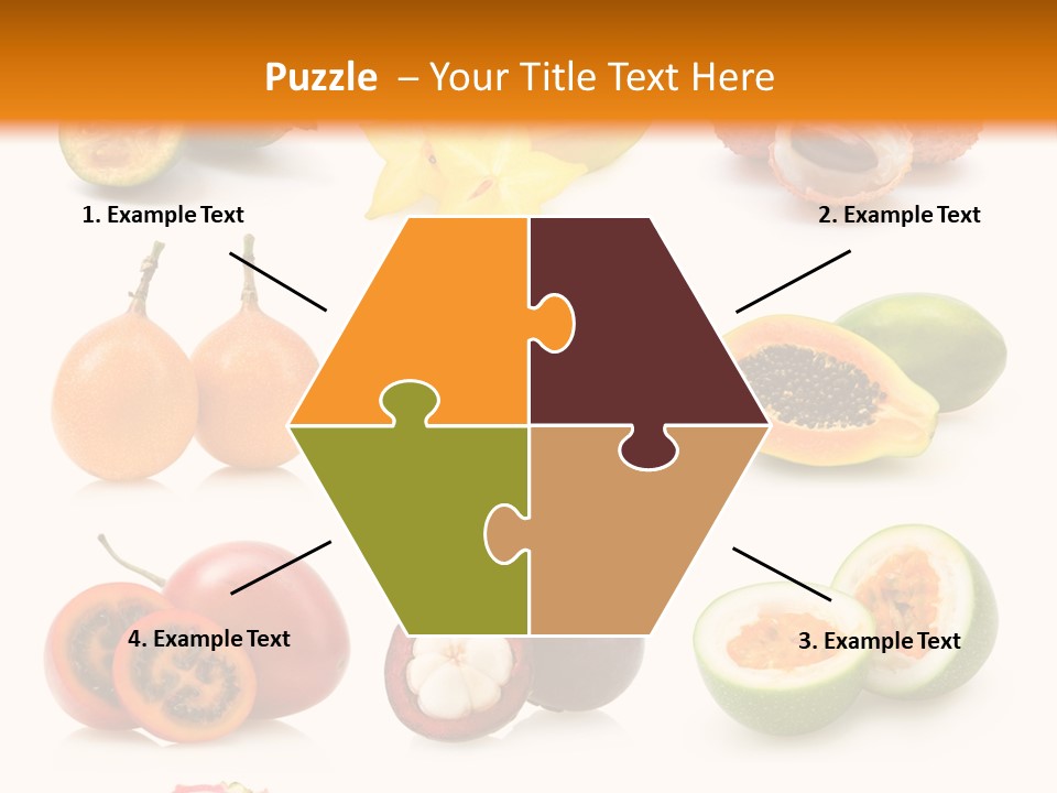 Carambola Sweet Orange PowerPoint Template