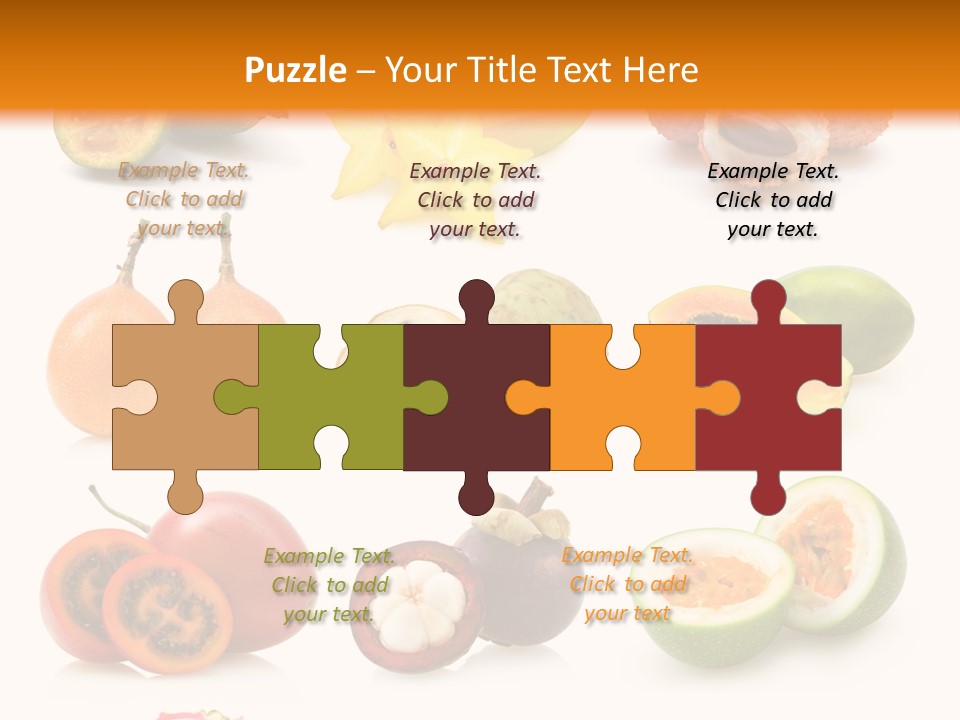 Carambola Sweet Orange PowerPoint Template