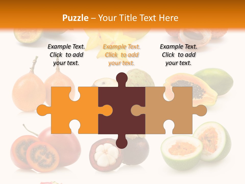 Carambola Sweet Orange PowerPoint Template