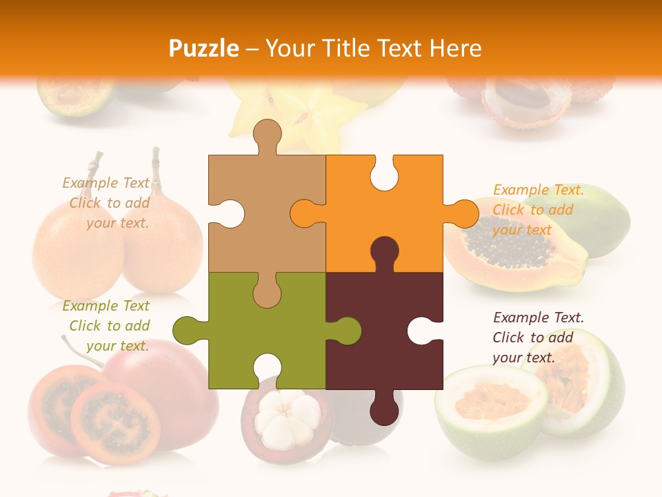 Carambola Sweet Orange PowerPoint Template