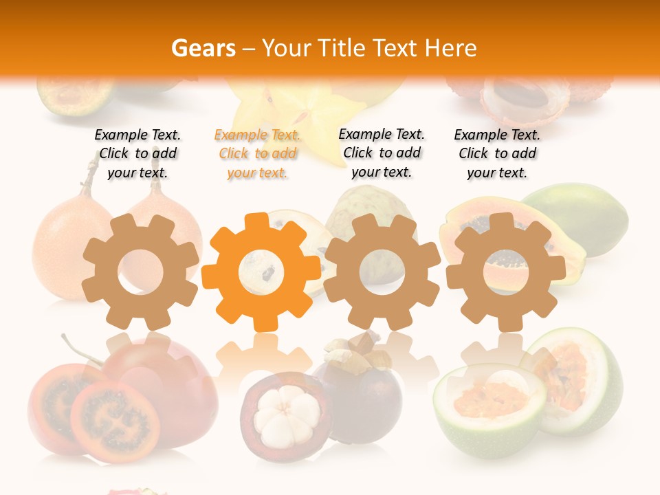 Carambola Sweet Orange PowerPoint Template