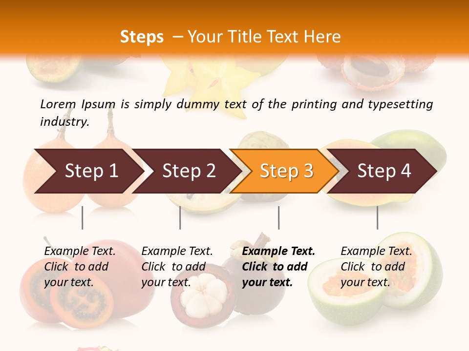 Carambola Sweet Orange PowerPoint Template