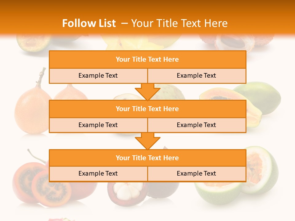 Carambola Sweet Orange PowerPoint Template