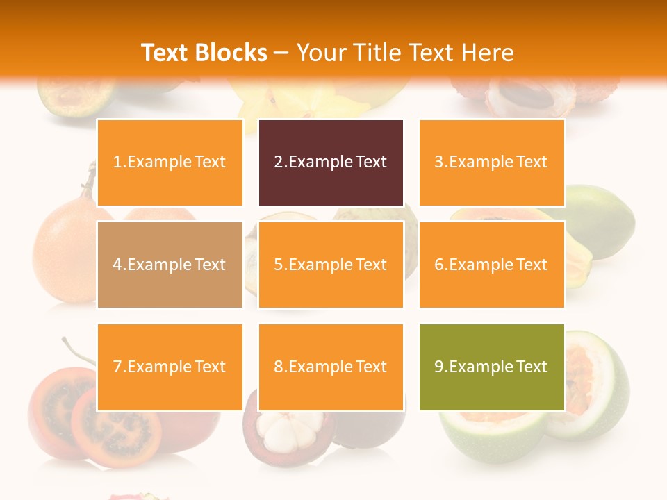 Carambola Sweet Orange PowerPoint Template