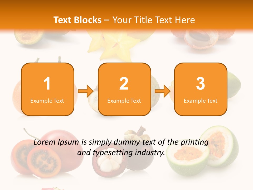 Carambola Sweet Orange PowerPoint Template