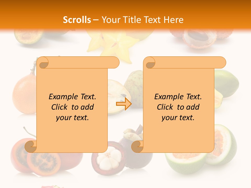Carambola Sweet Orange PowerPoint Template