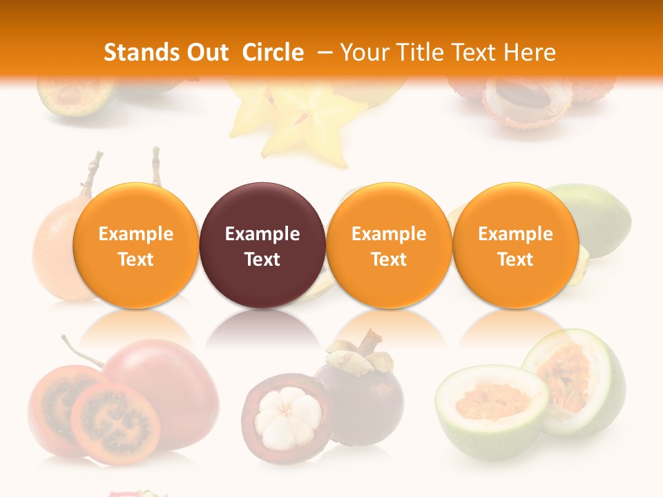 Carambola Sweet Orange PowerPoint Template