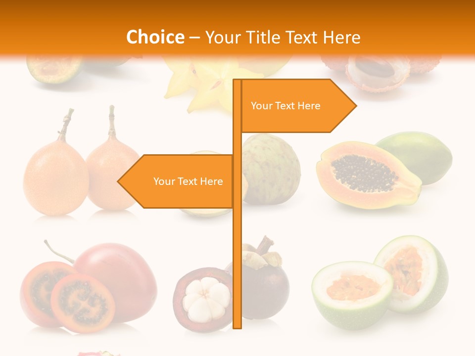 Carambola Sweet Orange PowerPoint Template