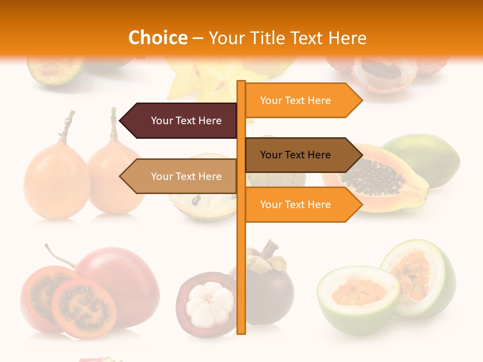 Carambola Sweet Orange PowerPoint Template
