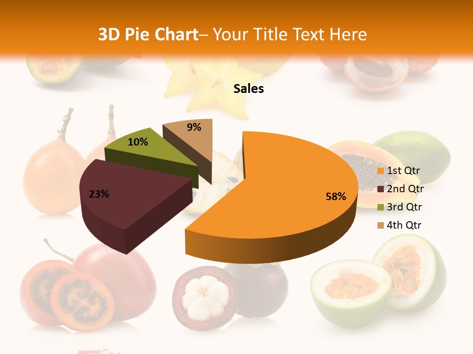 Carambola Sweet Orange PowerPoint Template