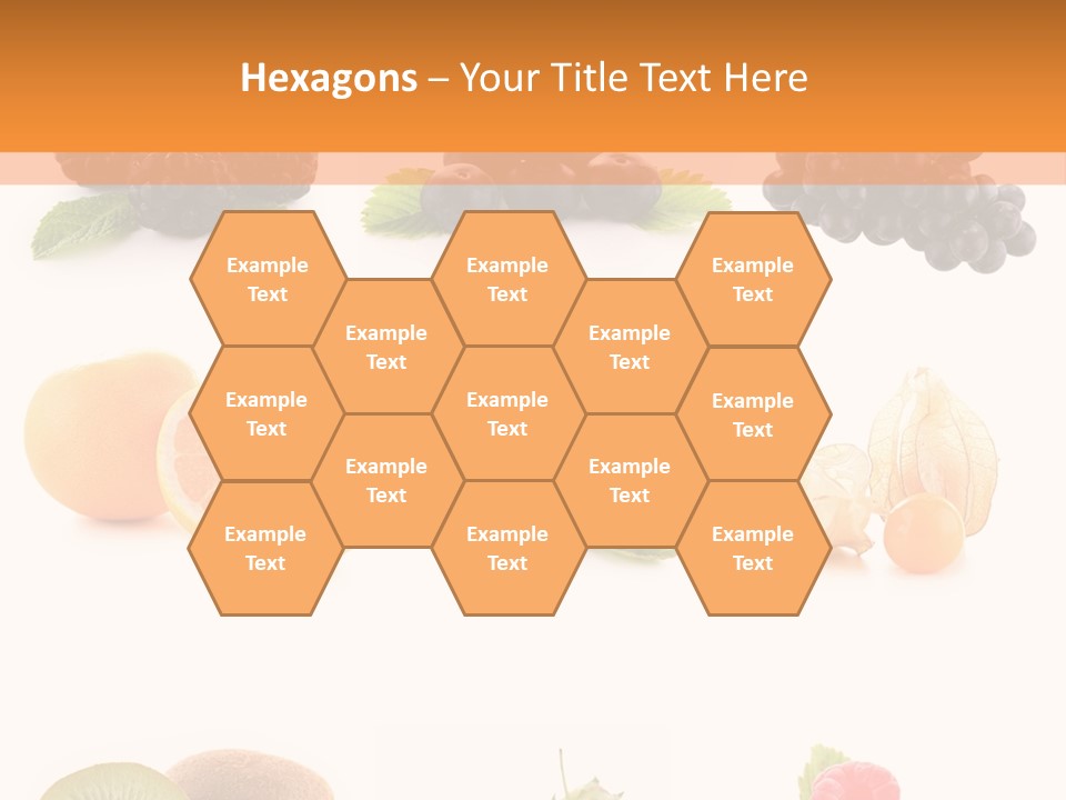 Isolated Vitamin Blackberry PowerPoint Template