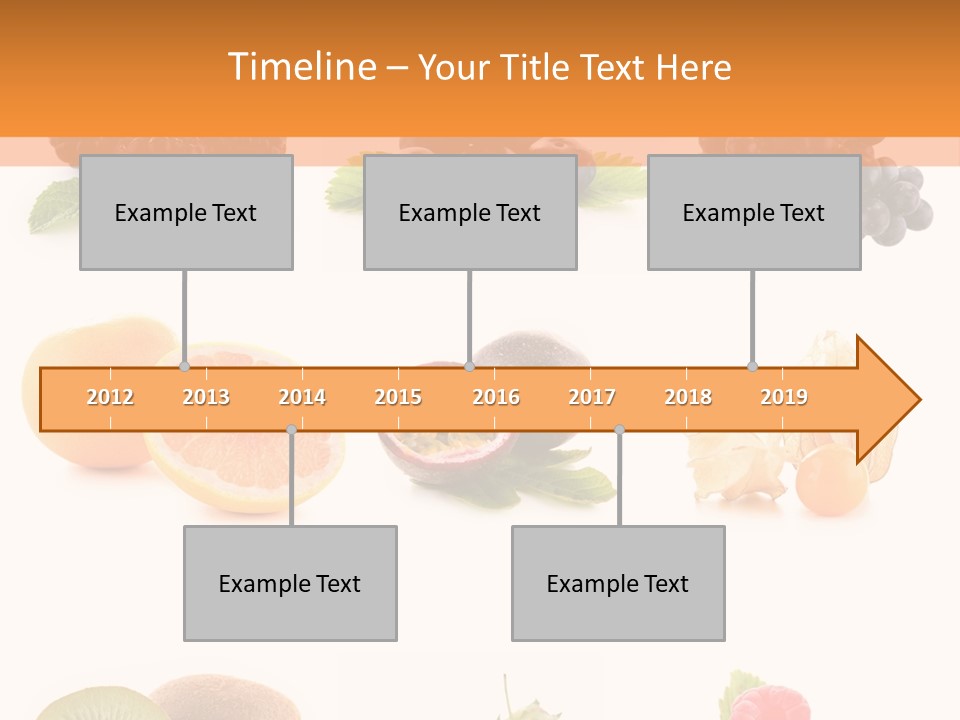 Isolated Vitamin Blackberry PowerPoint Template