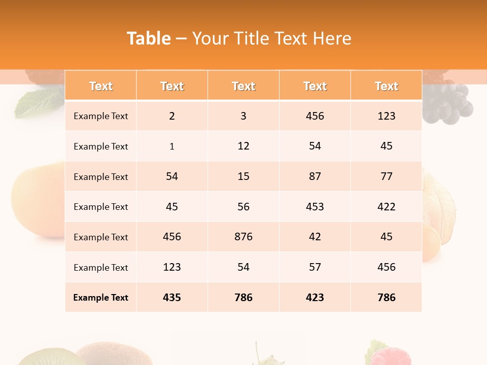 Isolated Vitamin Blackberry PowerPoint Template