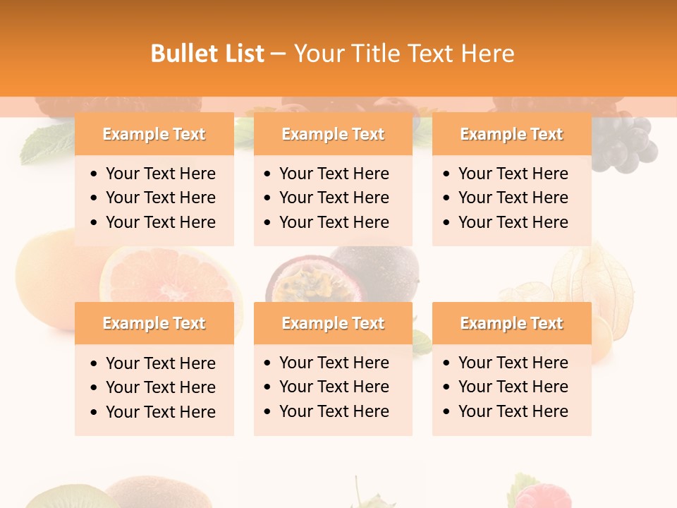 Isolated Vitamin Blackberry PowerPoint Template