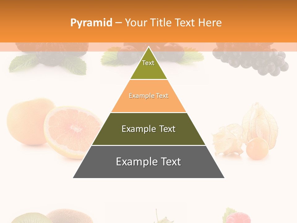 Isolated Vitamin Blackberry PowerPoint Template